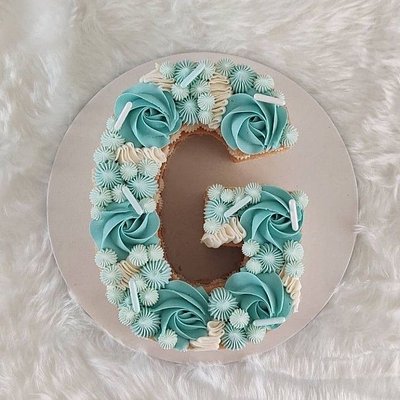 Cookie Cake - Shapes (A-Z or 1-99)
