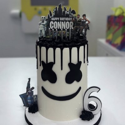 6" Tall Round Cake (serves 20-25)