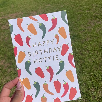 Hottie Birthday Card