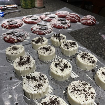 Chocolate covered oroes 