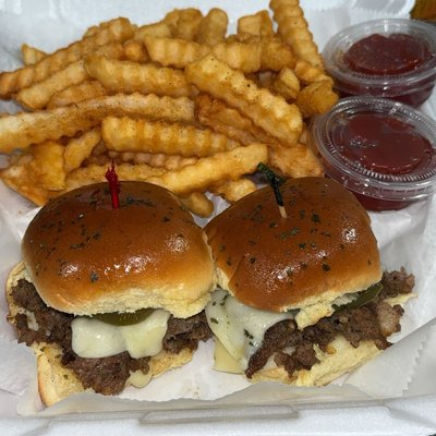 🔥 2 Philly Cheesesteak Sliders Meal
