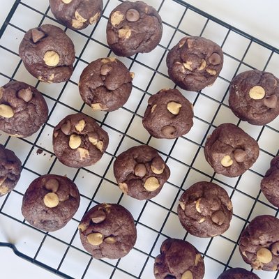 Mini Peanut Butter Chip Cookies