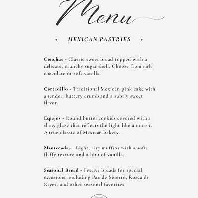 Mexican Pastries 