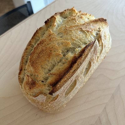 Garlic & Rosemary Sourdough Loaf