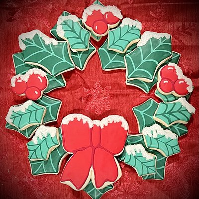 Cookie Wreath