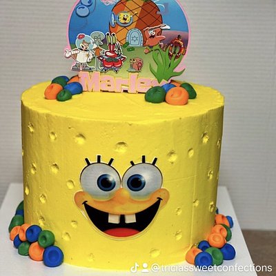 Custom “Luxe” Cakes Single Tier 