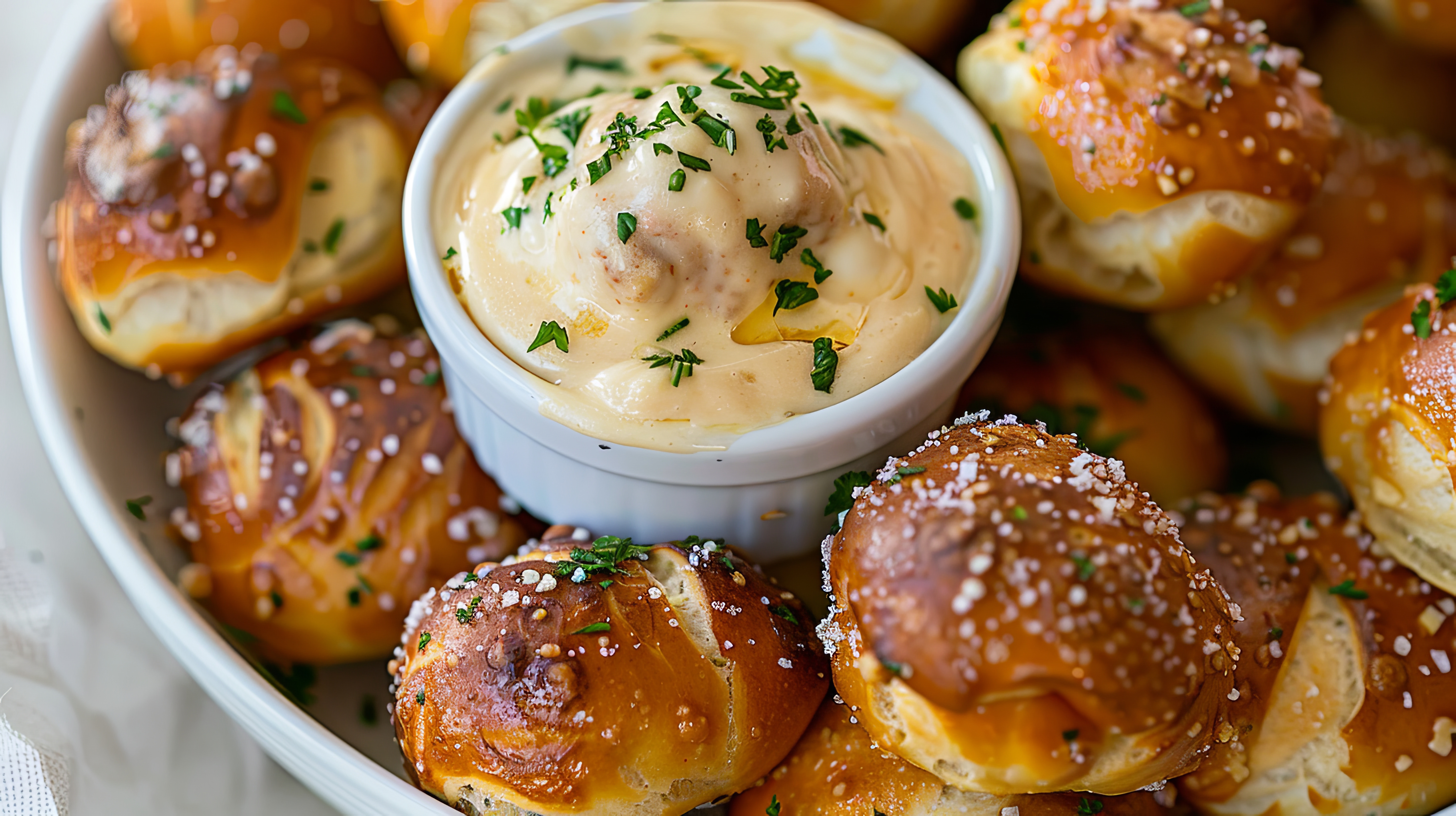 Sourdough Pretzel bites