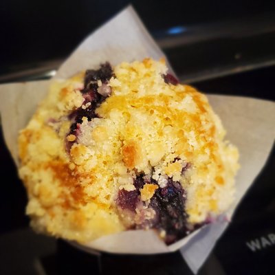 Jumbo Lemon Blueberry Crumble Muffins