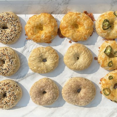 Organic Bagels (yeast)- 6 Pack