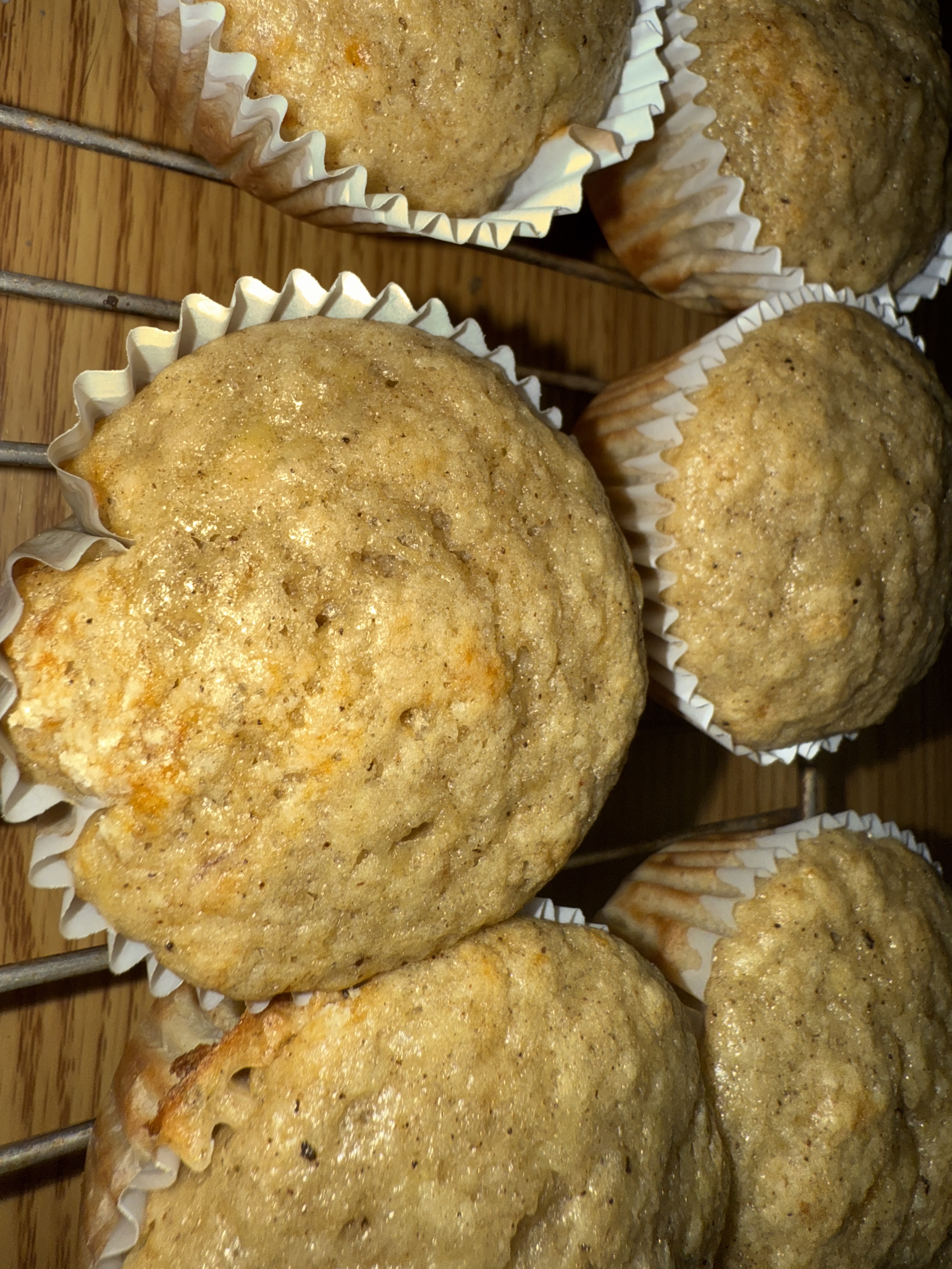 1 Dozen Sourdough Banana Muffins No Nuts