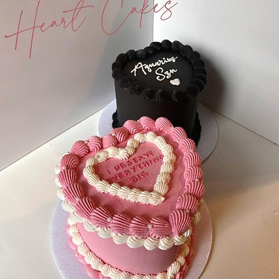 6” Heart Cake 