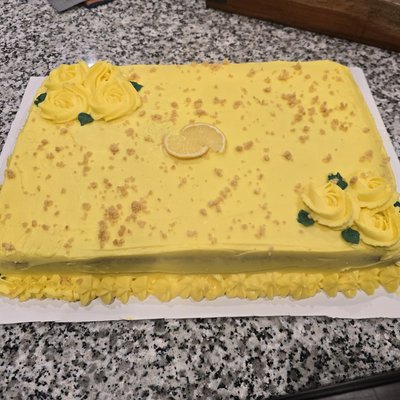 1/2 Lemon Crunch Cake 