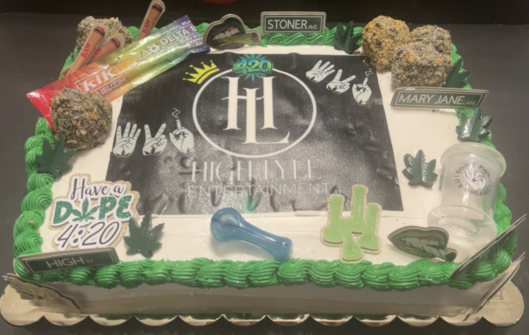Custom sheet cake