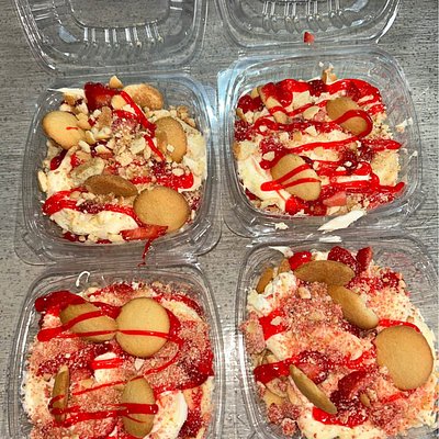 Strawberry Banana Pudding Bowl 