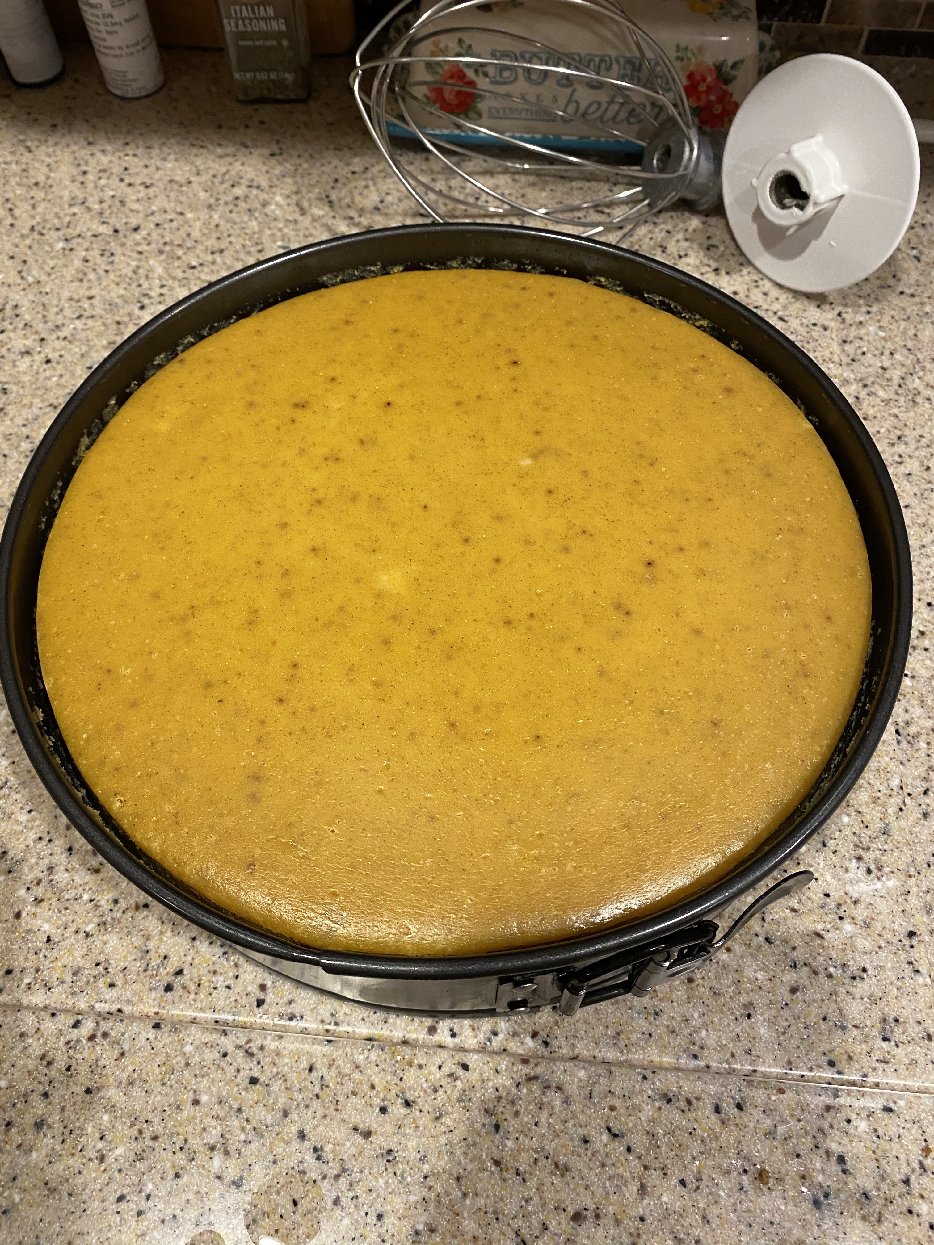 Pumpkin cheesecake