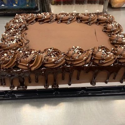 Rectangular German Chocolate Cake 