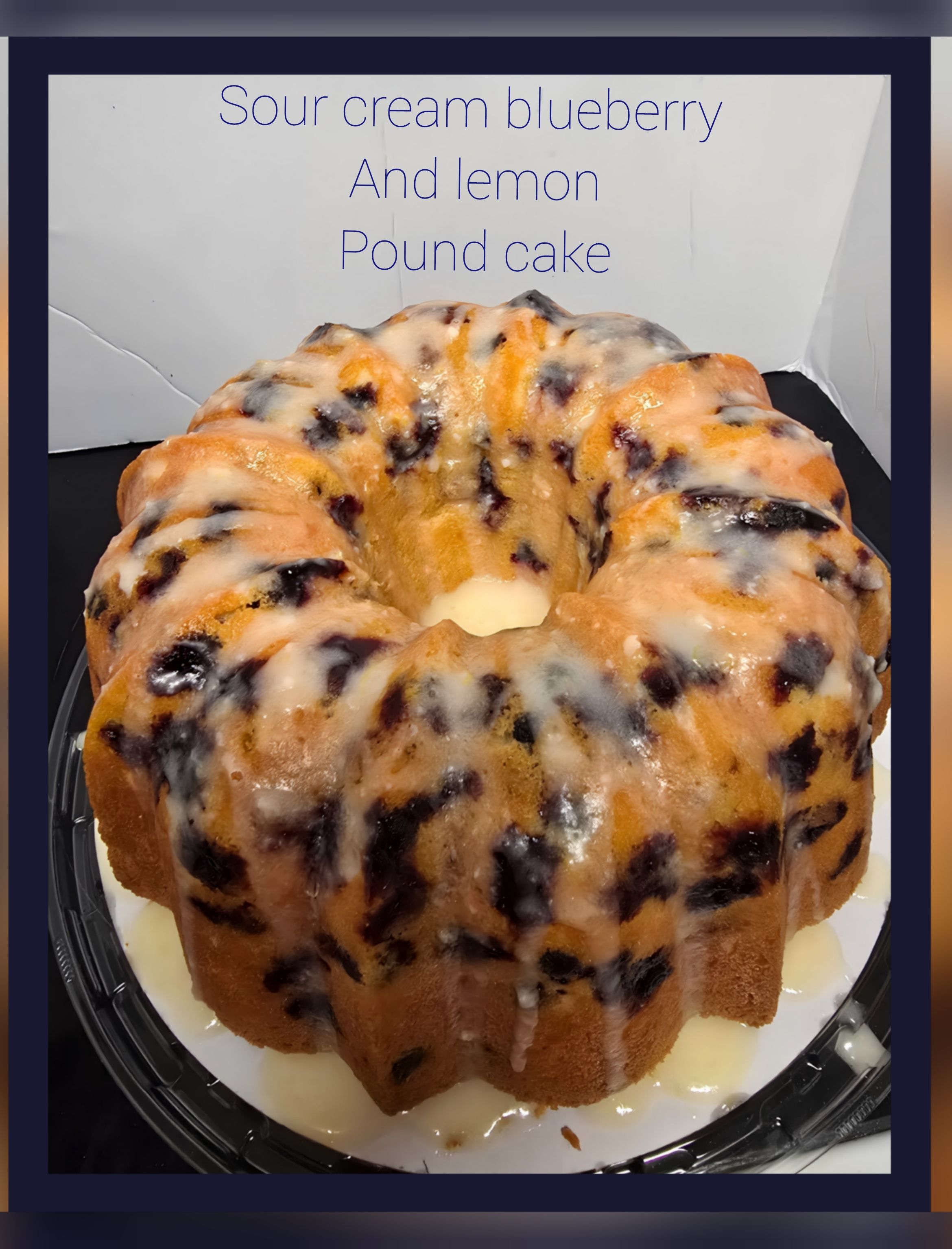 Lemon Blueberry Pound Cake
