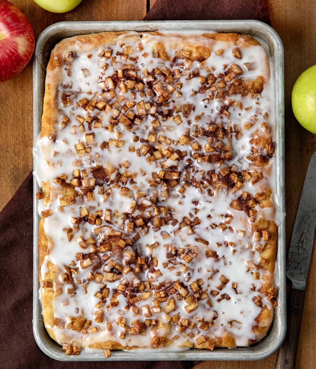 Apple Fritter focaccia 