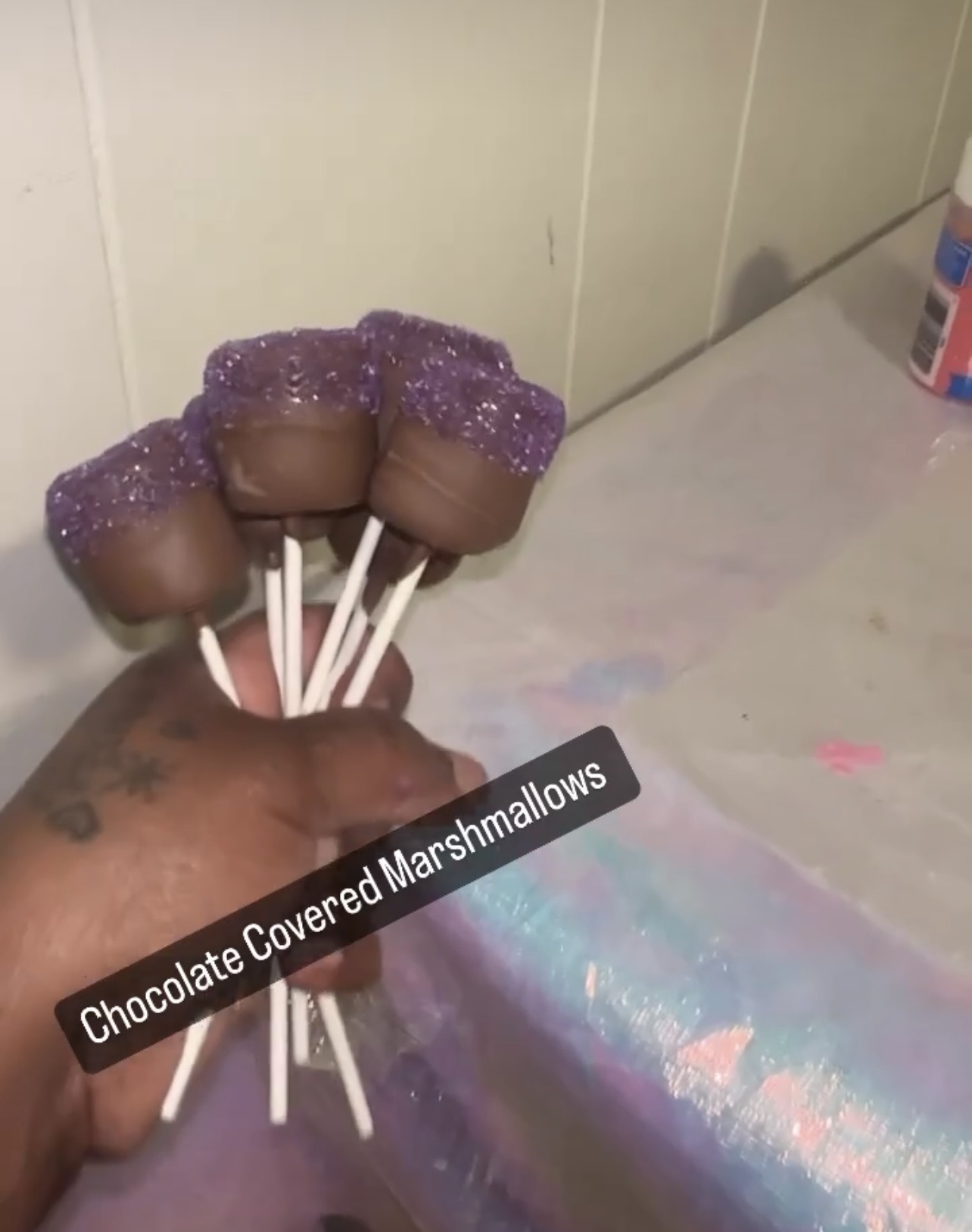 Chocolate  Jumbo marshmallow 