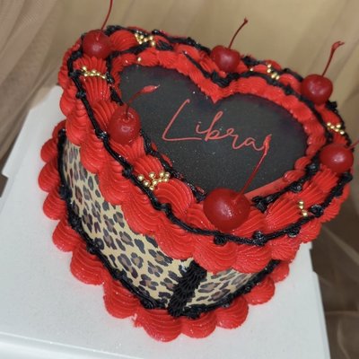 Virgo Season Sale $125 - 8in  Heart Cake
