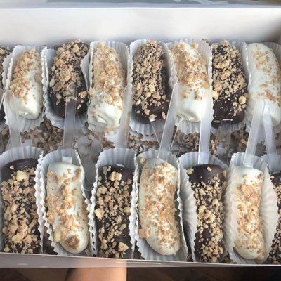Simple Choco bananas