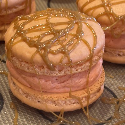 Peach Caramel Macaron (dozen) 