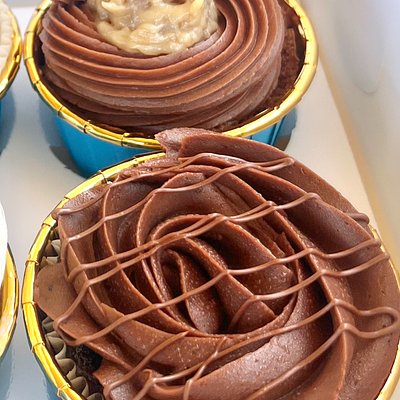 German Chocolate Cupcakes