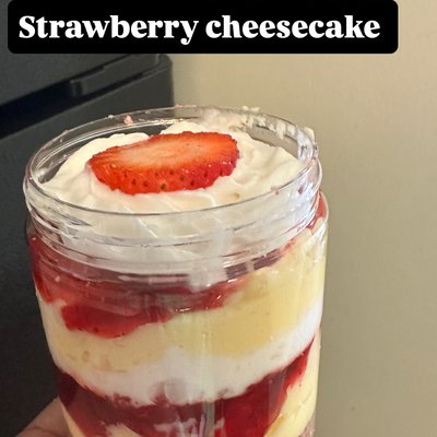 Strawberry Cheesecake Jar