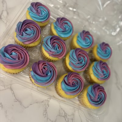 Multi Swirl Cupcakes 🧁 