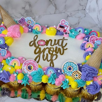 Cupcake Sheet Cake