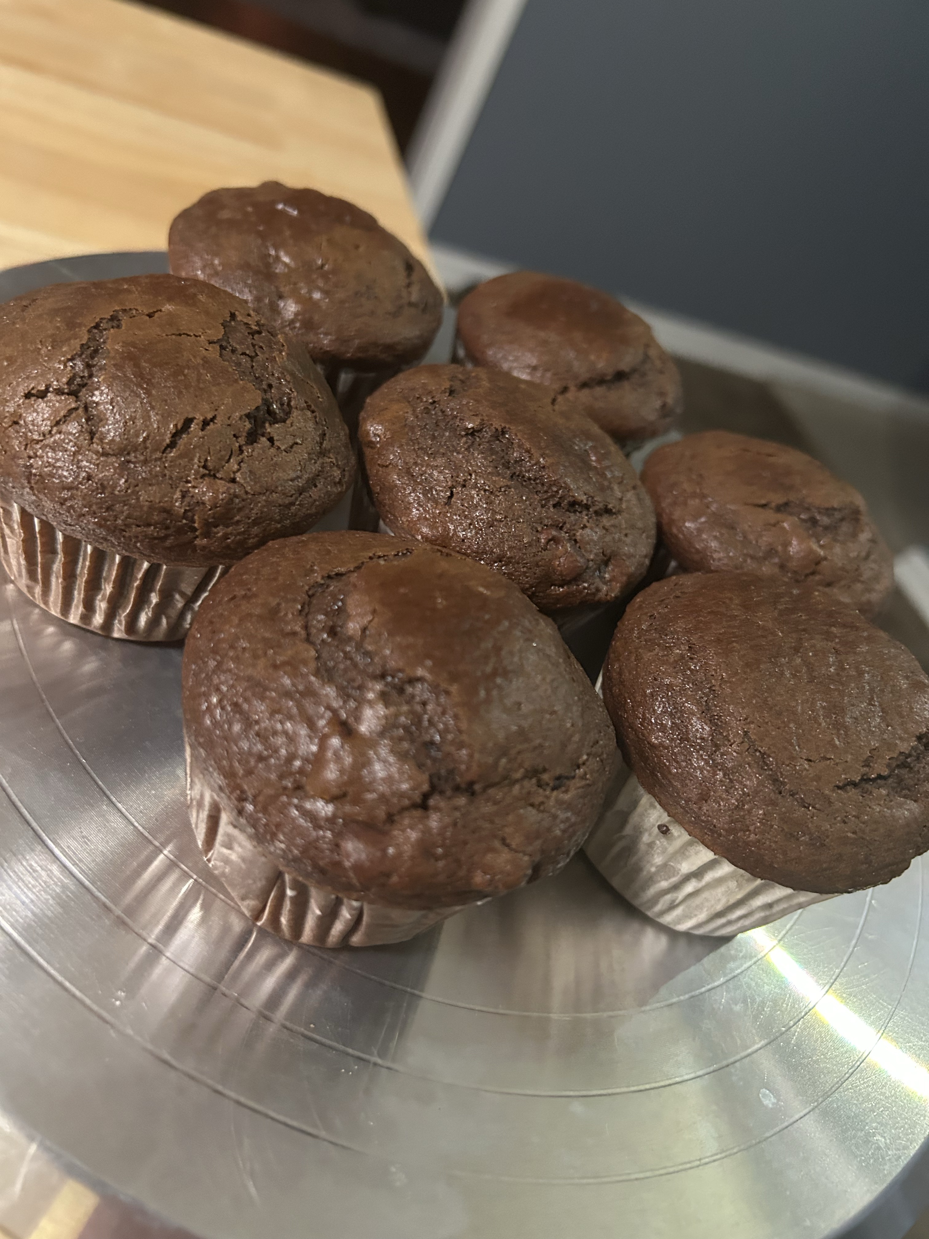 Double Chocolate Chip Muffins 