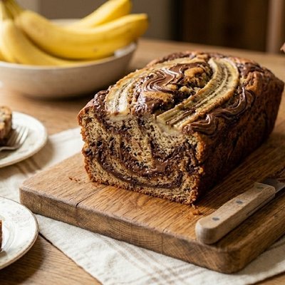 Hazelnut Banana Bread
