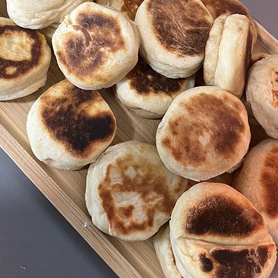 Sourdough English Muffins (10)