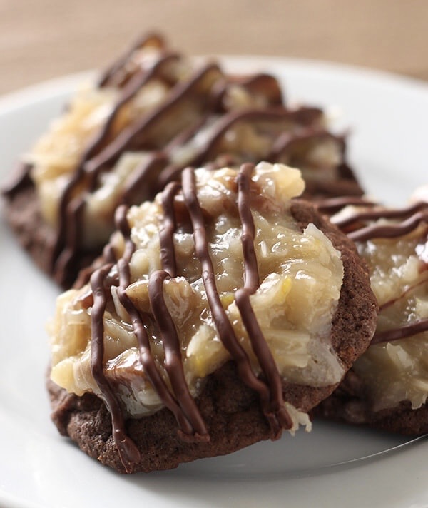 German Chocolate Cookies 