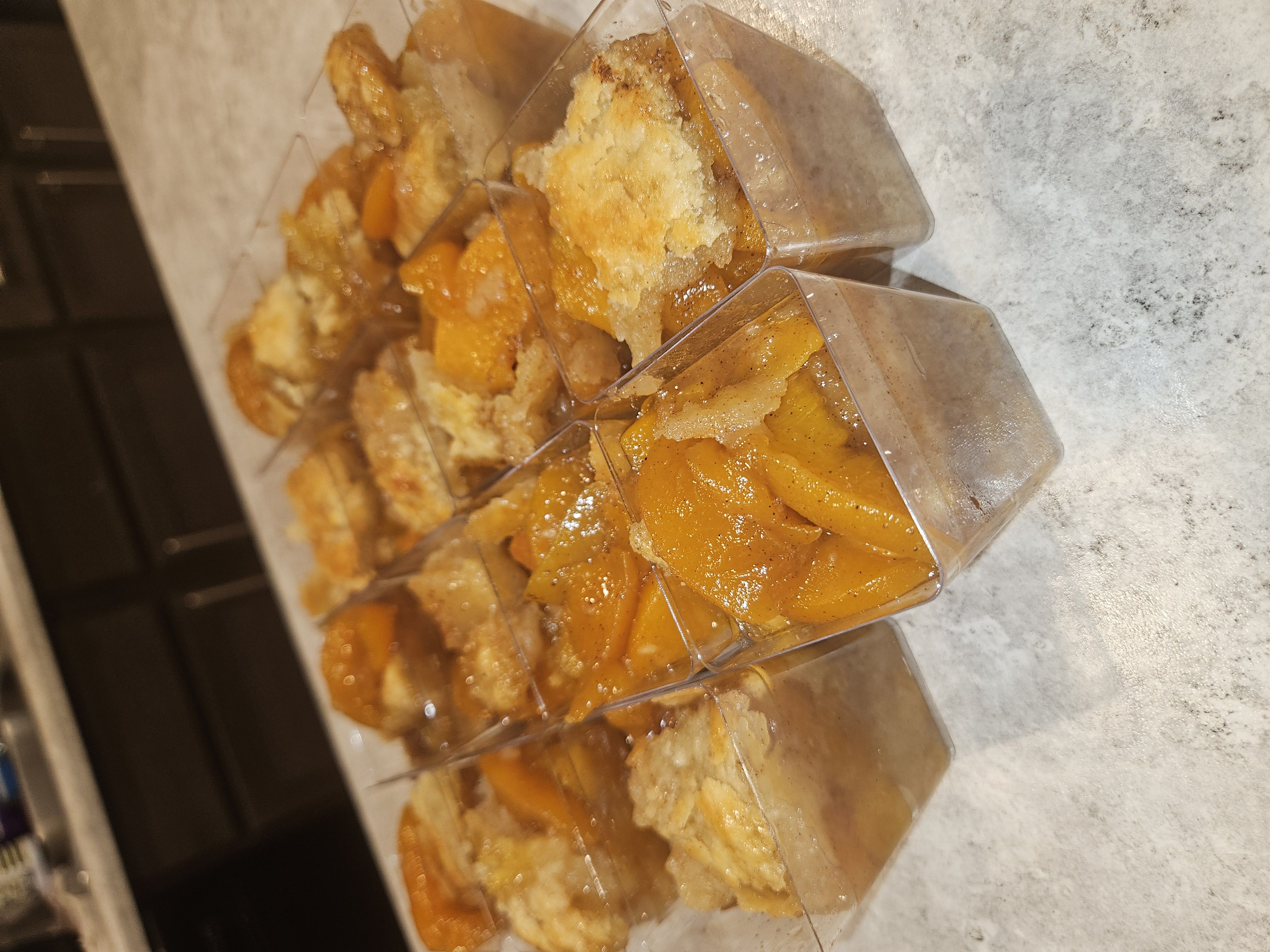 Peach Cobbler Shooter Cups