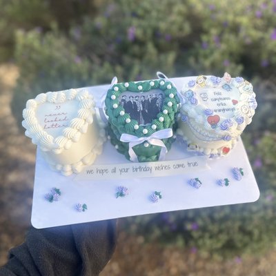 3 Cake 4” Mini Tray  