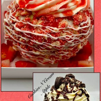 Cheesecake Stuffed Apples
