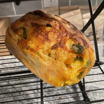 Jalapeño Cheddar Sourdough Loaf