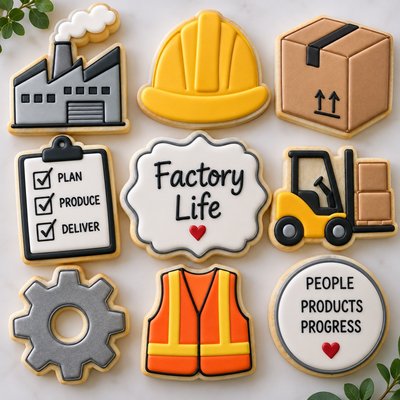 Construction Set Theme Cookies 