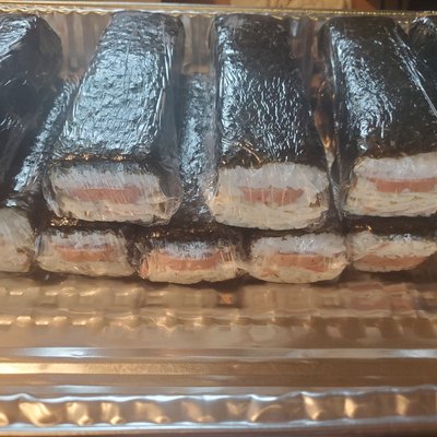 Spam With Crab Meat Musubi
