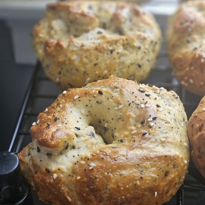 Everything Bagel Bagels
