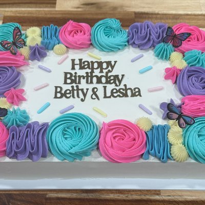 1/4 Sheet Cake(Basic Flavors)
