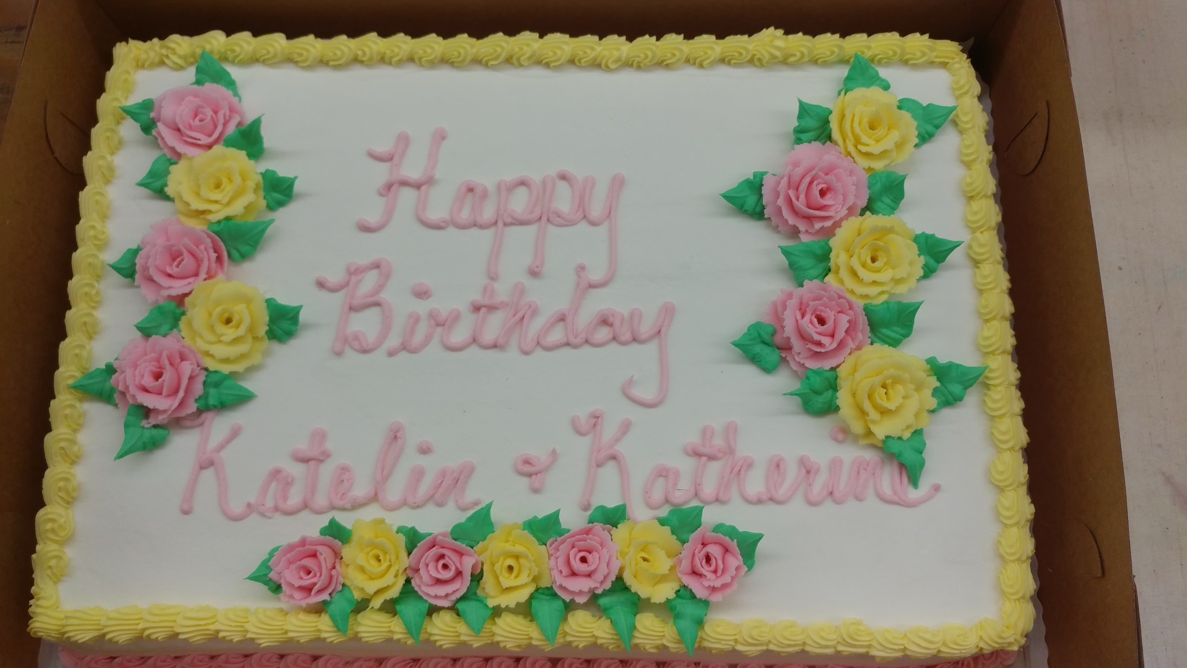 11x15 Sheet Cake