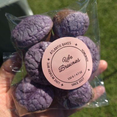 Ube Brownies