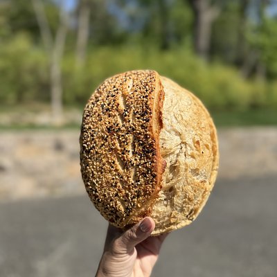 Organic Everything Bagel Seasoning Sourdough Bread