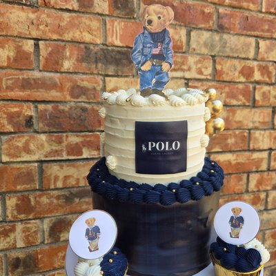 2 Tier Polo Cake 