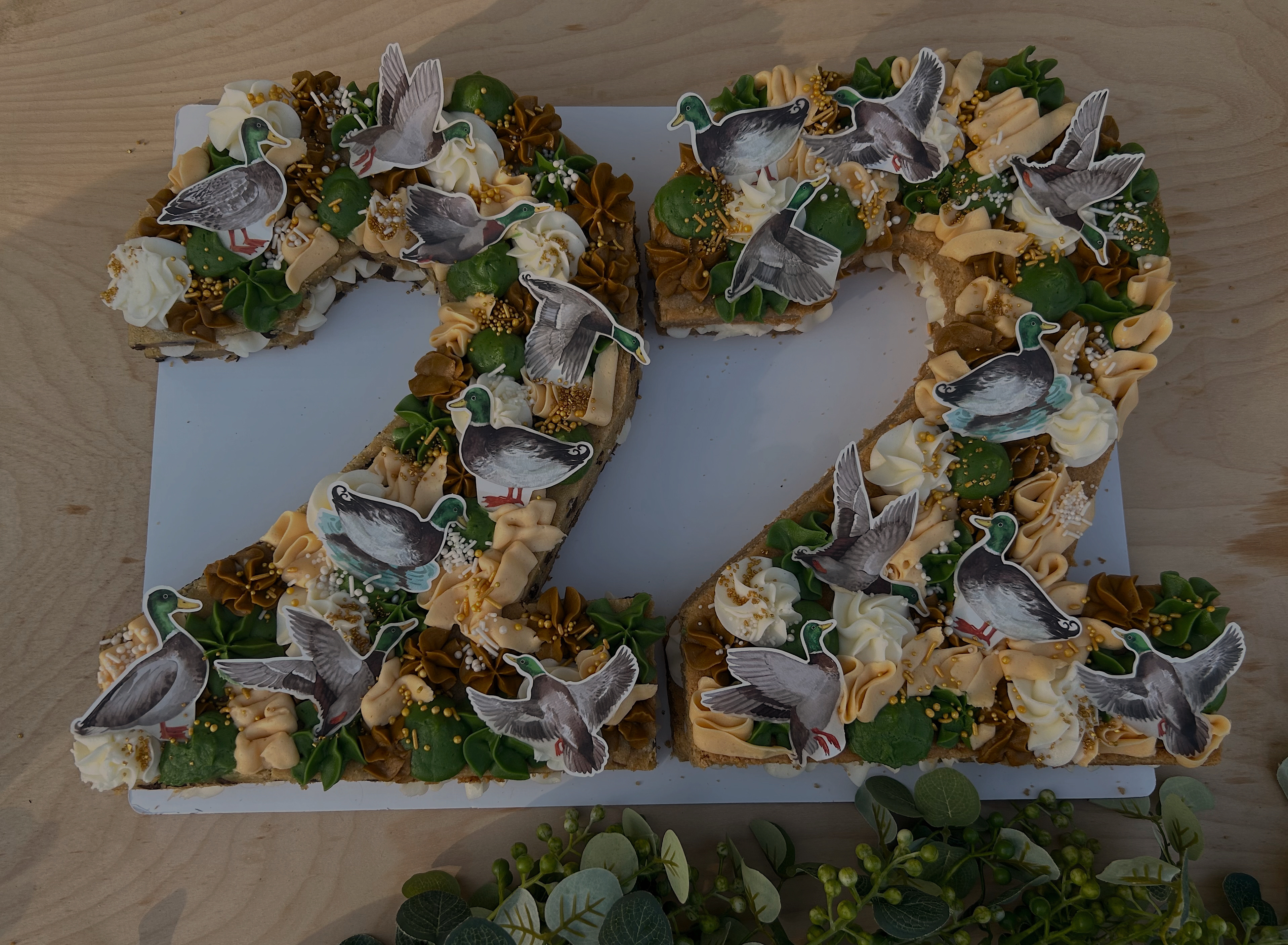 Number Cookie Cake