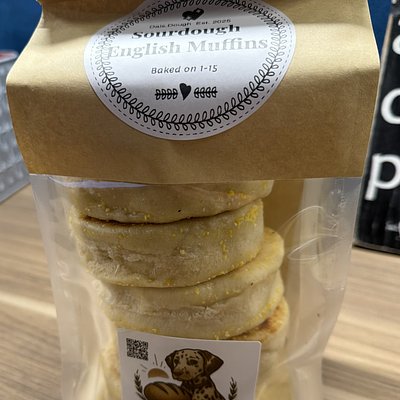 Sourdough English Muffins (6)