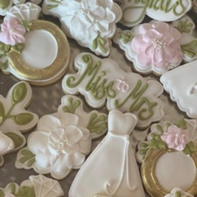 Bridal Custom Cookies 