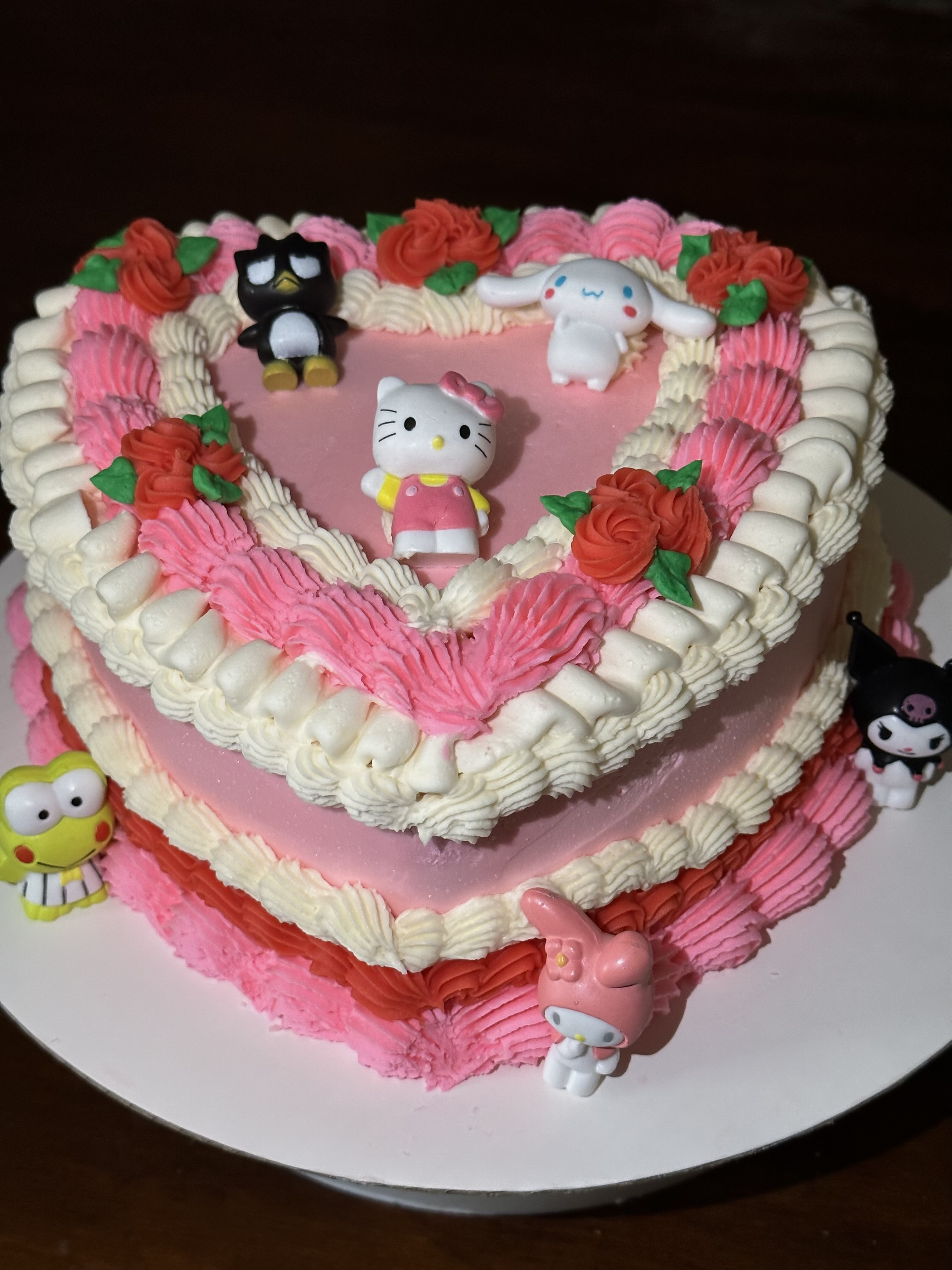 8” Heart Cake 